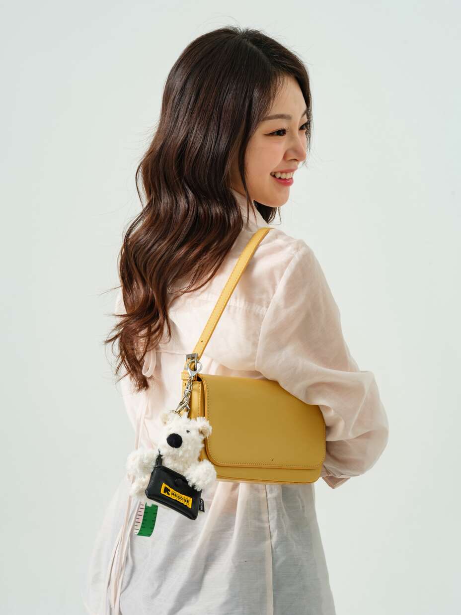 구조댕 키링을 걸고있는 신에스더 후원자